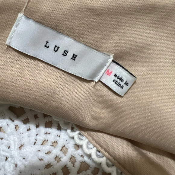 Lush Clothing Lush Puff Sleeve Crochet Lace Mini Dress
White Size M - Picture 5 of 14